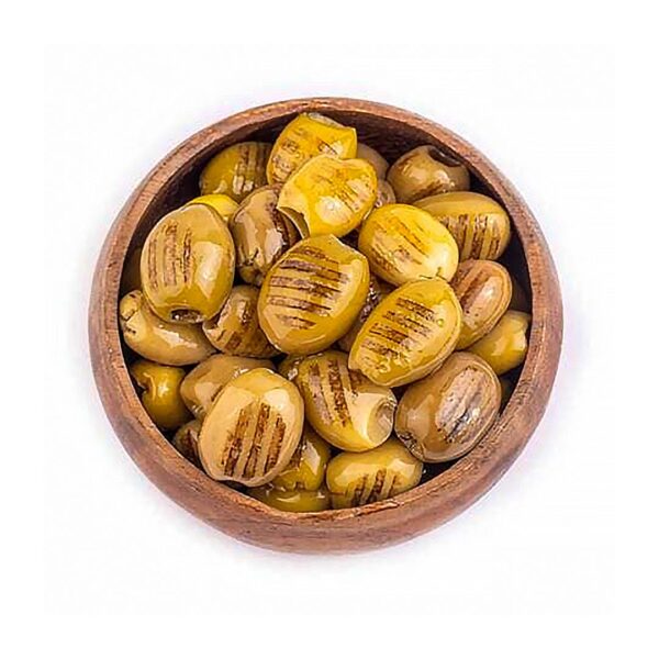 زيتون مشوي بالثوم بارد