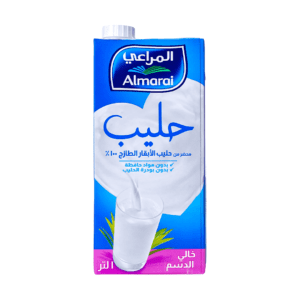 المراعي حليب خالي الدسم 1لتر