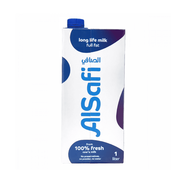 الصافي حليب طويل الاجل كامل الدسم 1 لتر
