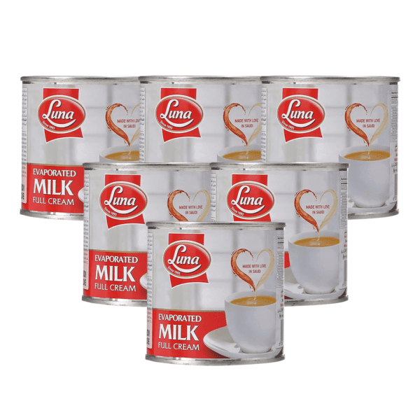 لونا حليب مركز كامل الدسم 6*170 جم
