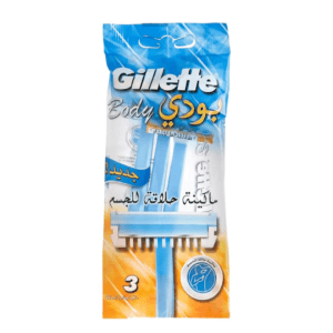 جيليت بودي ماكينة حلاقة للجسم 3 حبات