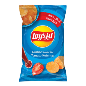 ليز شرائح البطاطس بالكاتشب 155 جم