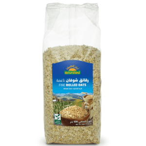 ارض الطبيعة شوفان ناعمه عضوي 500 جم